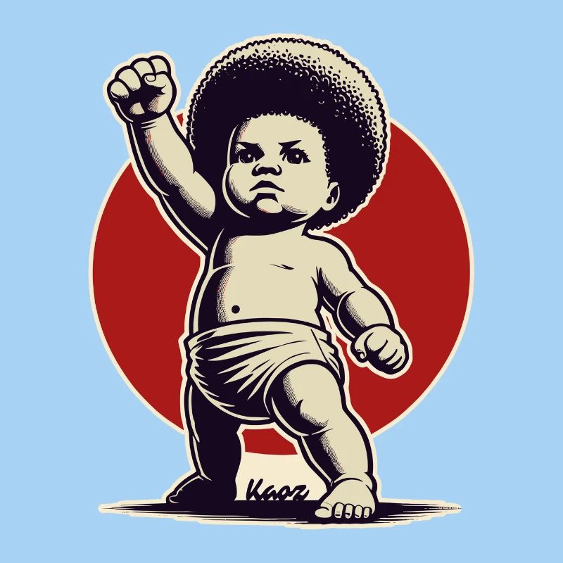 Bébé en pose de liberté