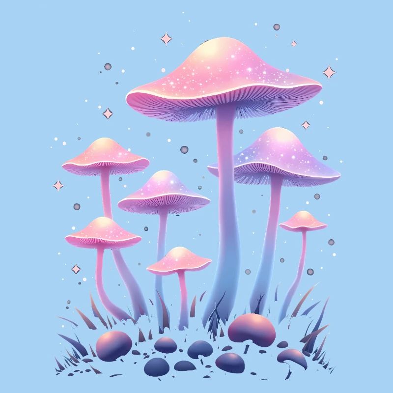 Magic Mushrooms Design - Mystic Forest
