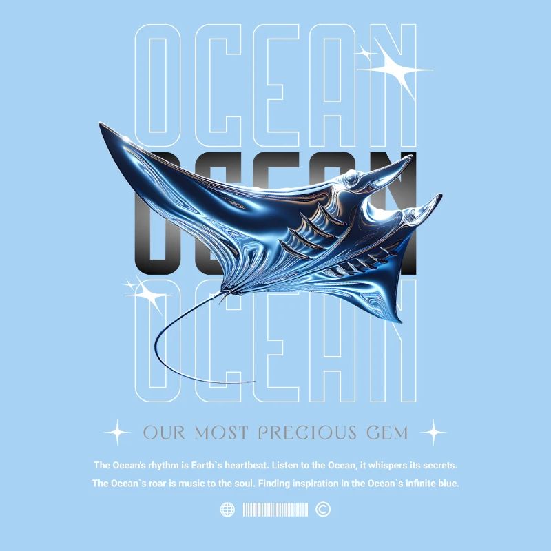 Ocean Manta Kostbarer Schatz