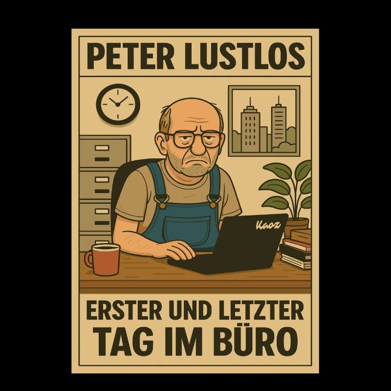 Peter Listless: first and last day in the office