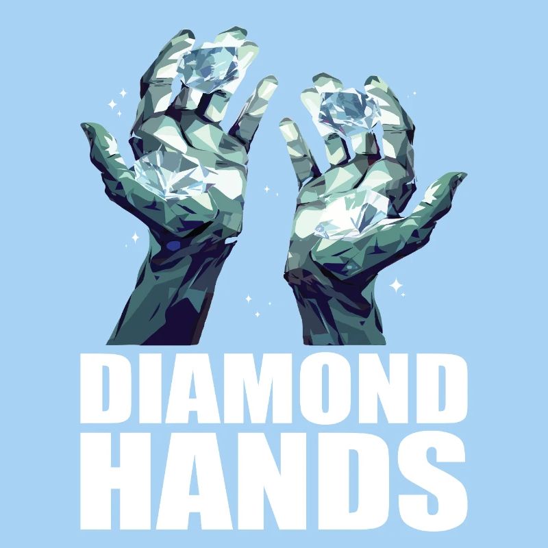 Commerce de mains de diamants