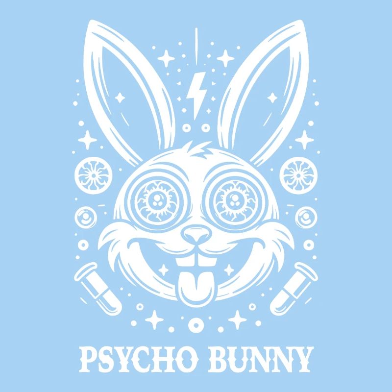 Psycho Bunny Neon Psychedelia