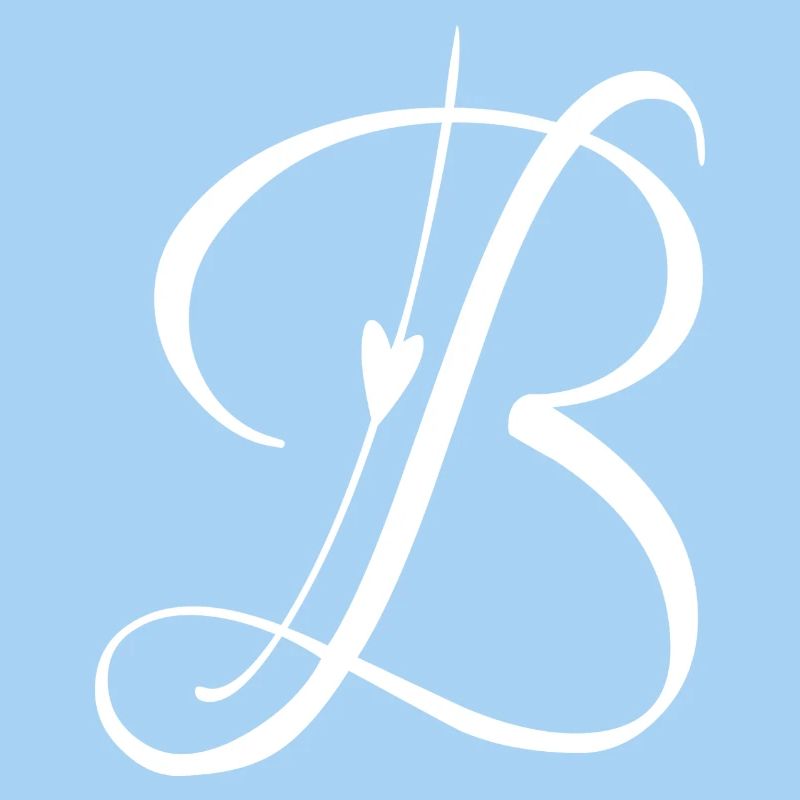 Buchstabe B Initiale Alphabet Monogramm Taschenstil