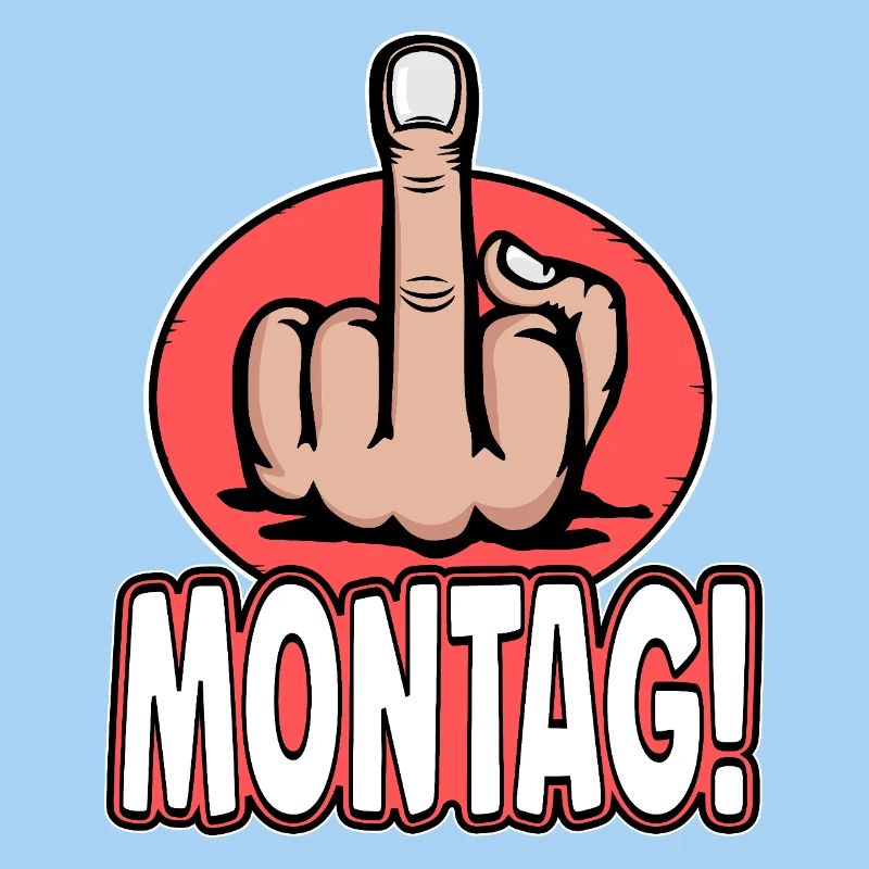 Middle Finger Stinky Finger Monday Design