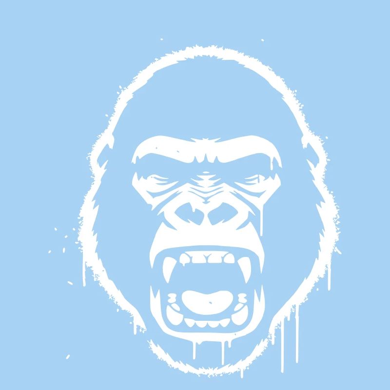 wuetender-gorilla-stencil-grunge-vector_path129
