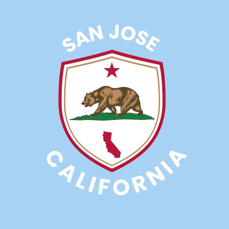 San Jose Shield Bear Emblem