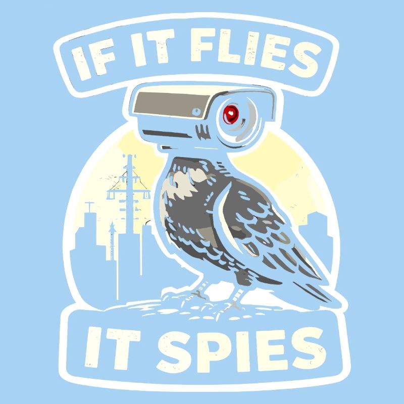 Raven with Camera Spy Design