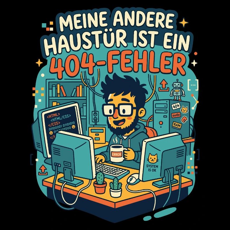 Programmierer 404 Fehler Humor