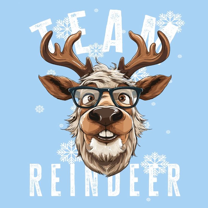 Motif de Noël renne Noël équipe renne