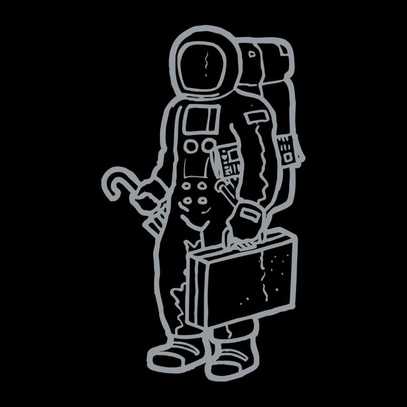 Spaceman in silver 2