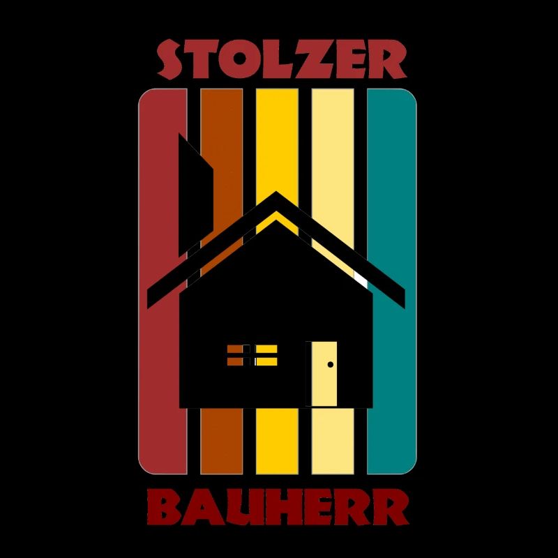 Stolzer Bauherr / Hausbau / Geschenk