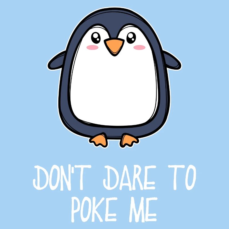 Antarktis Tier süß Pinguin Seevogel Statement