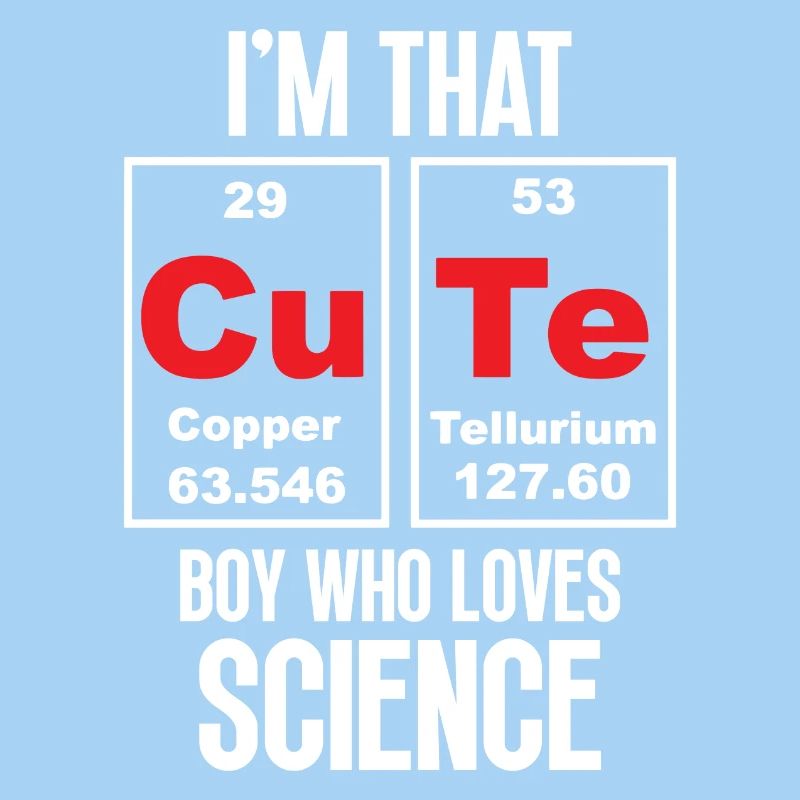 Ich bin dieser süße Junge, der die Wissenschaft liebt