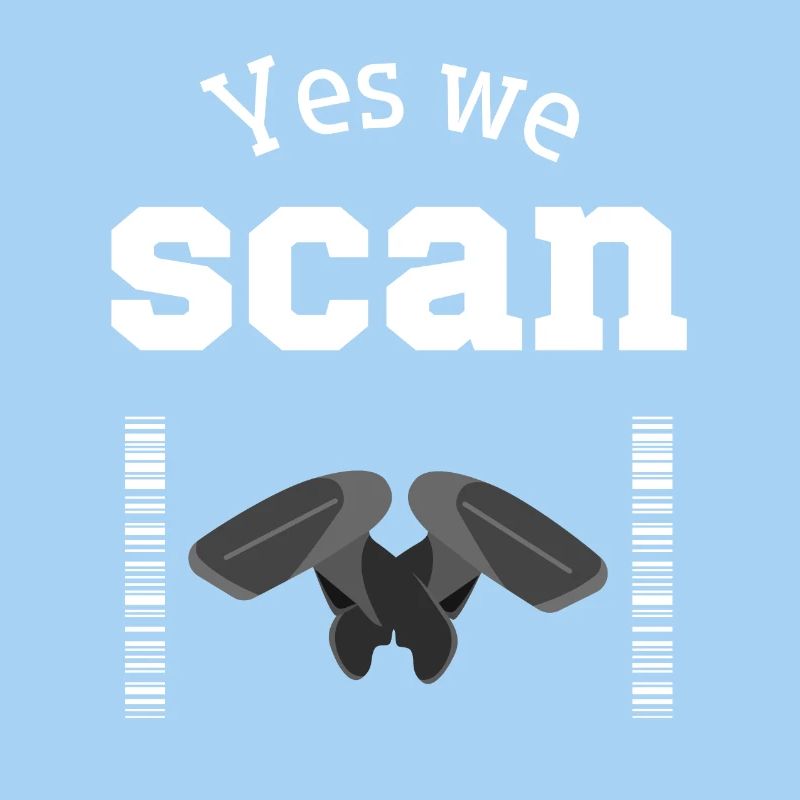 Yes we scan, Scanner, Barcode