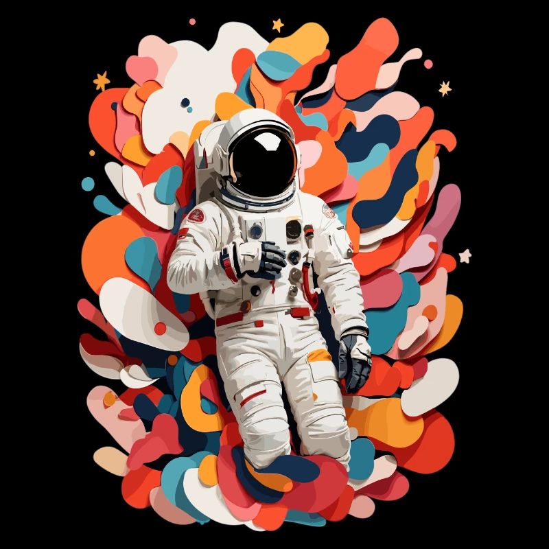 Image colorée d’astronaute