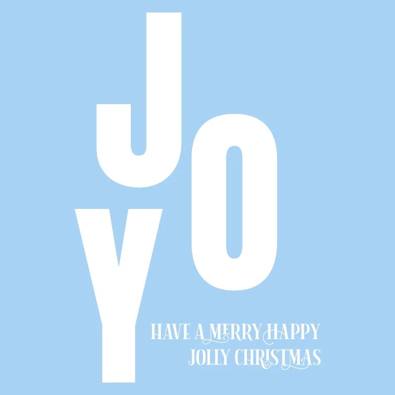 Logo typographique de Noël joyeux