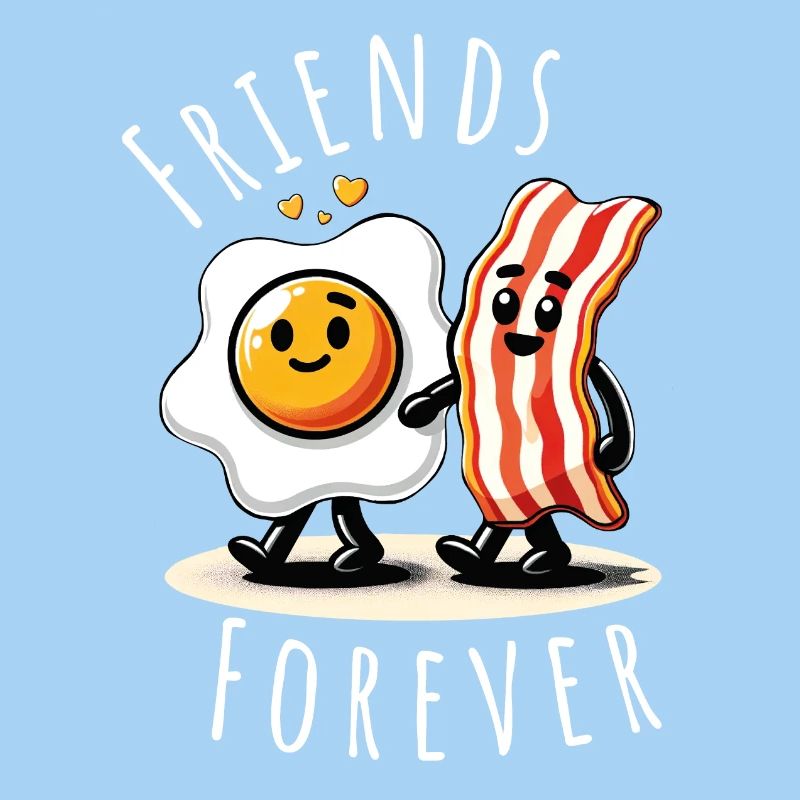 Friends Forever Ham Egg Comic Love