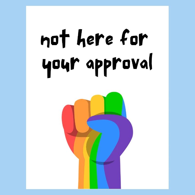 Regenbogen-Stolz-Faust