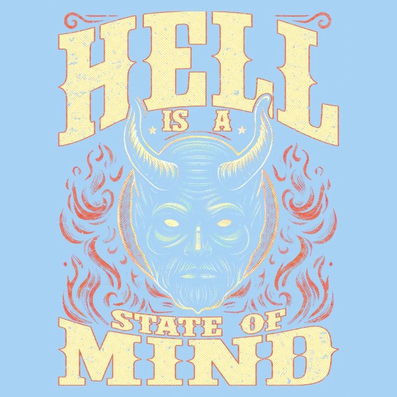 Retro Demon Design Hell ist ein Geisteszustand