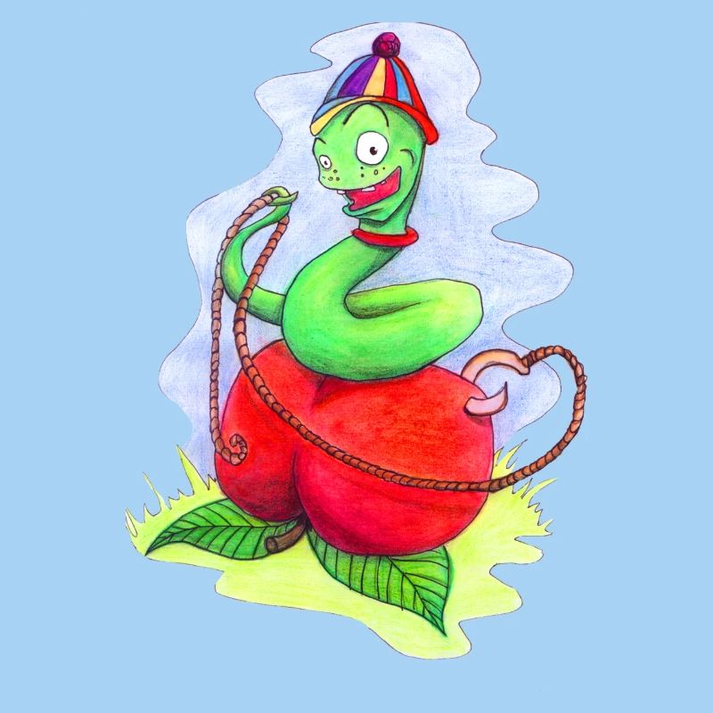 Worm Rascal from children's book