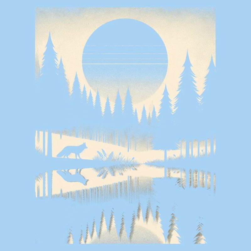 RENARD DANS LA FORÊT