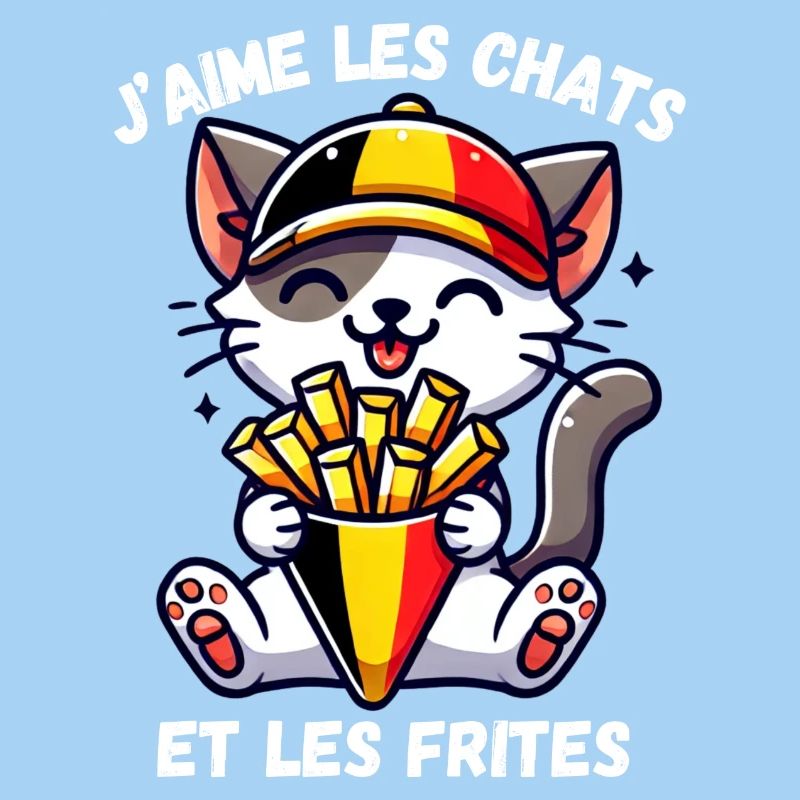 J'aime les chats et les frites