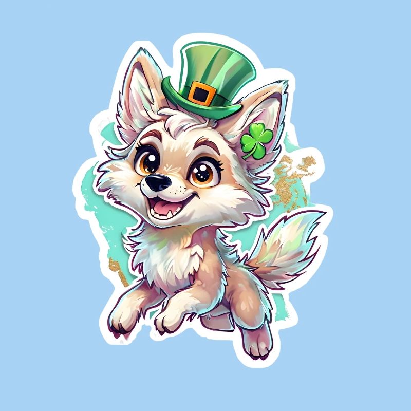 St. Patrick's Day Fox