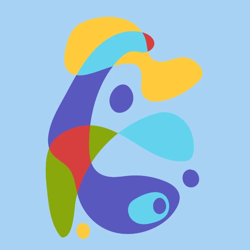 vintage abstract creature