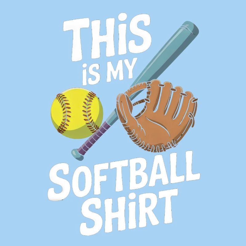 This Is My Softball Player Catcher Pitcher Funny