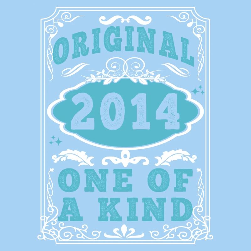 Original 2014 Vintage Retro. Geburtstag T-Shirt 2