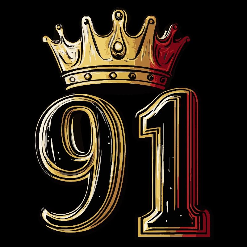 91 Zahl Krone