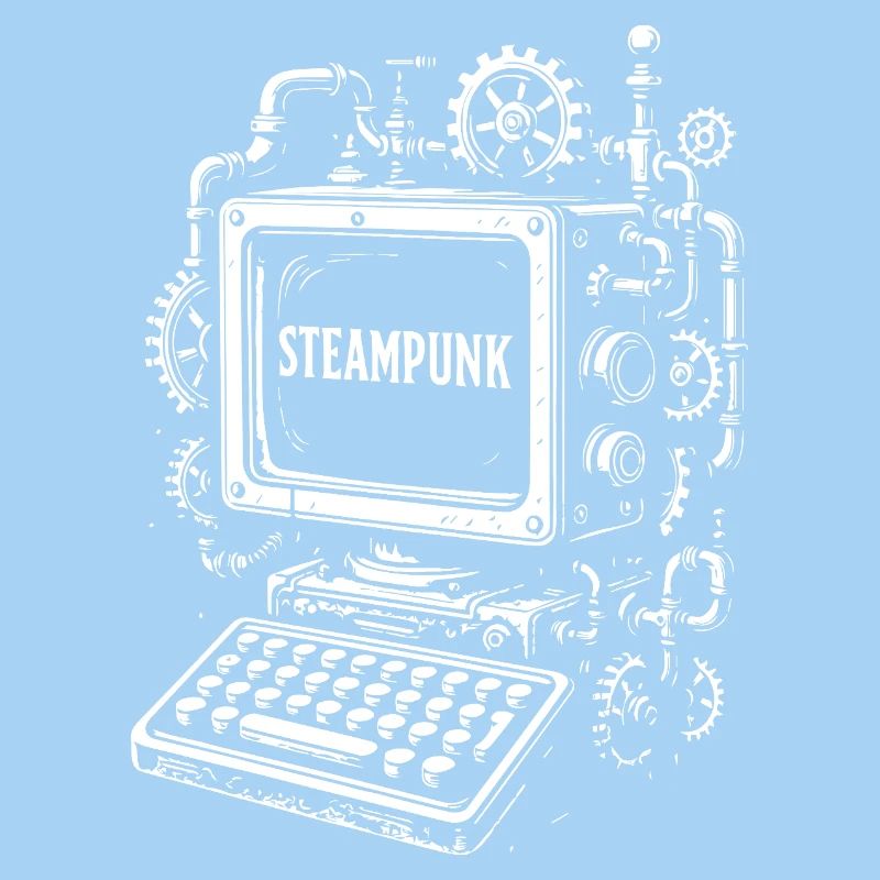 Engrenage d’ordinateur steampunk