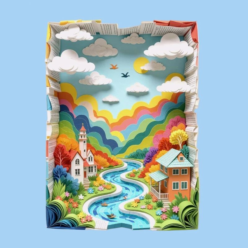 Ville faite de papier