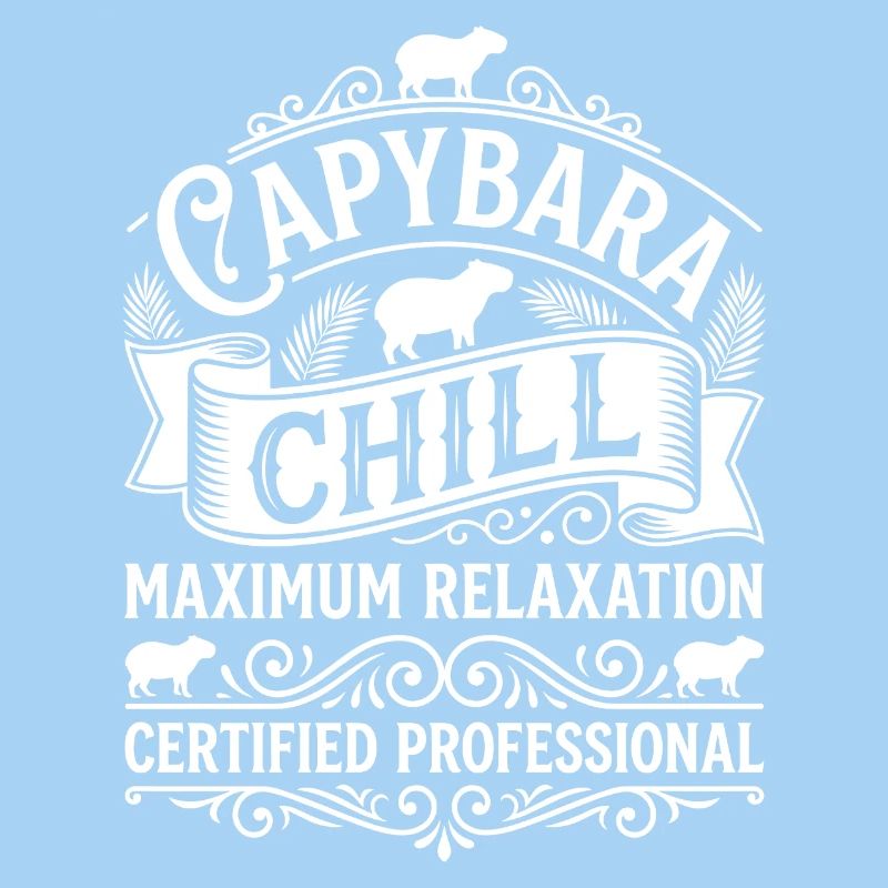 Ornement de chill capybara