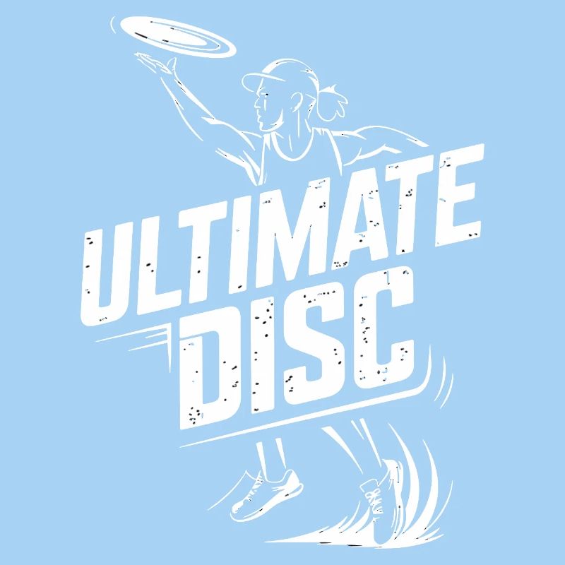 Ultimate Disc Frisbee Player Throwing Action For