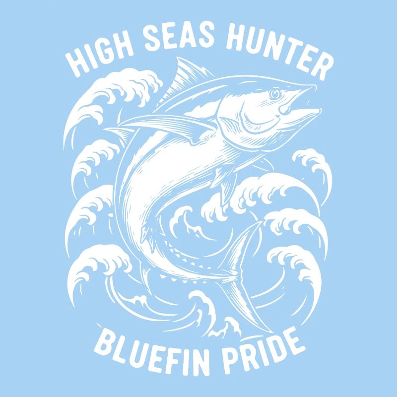 Seefischer Thunfisch-Blauflossenjäger