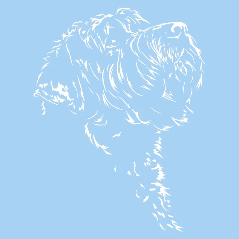 Russischer Schwarzer Terrier Silhouette Wilsigns