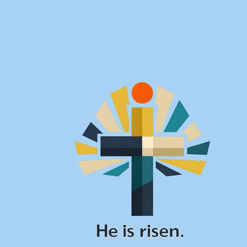 Resurrection He is Risen Easter Jesus