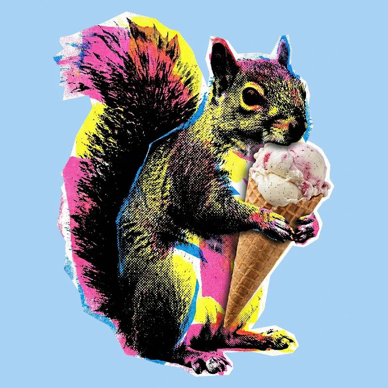 Eichhörnchen Eis