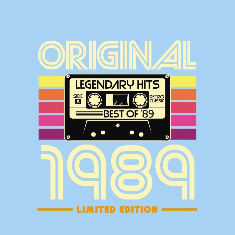 Original 1989 Cassette Rétro