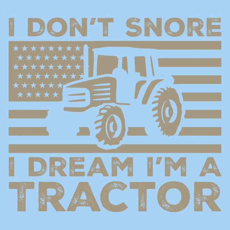 Ich schnarche nicht, ich träume, ich bin ein Traktor