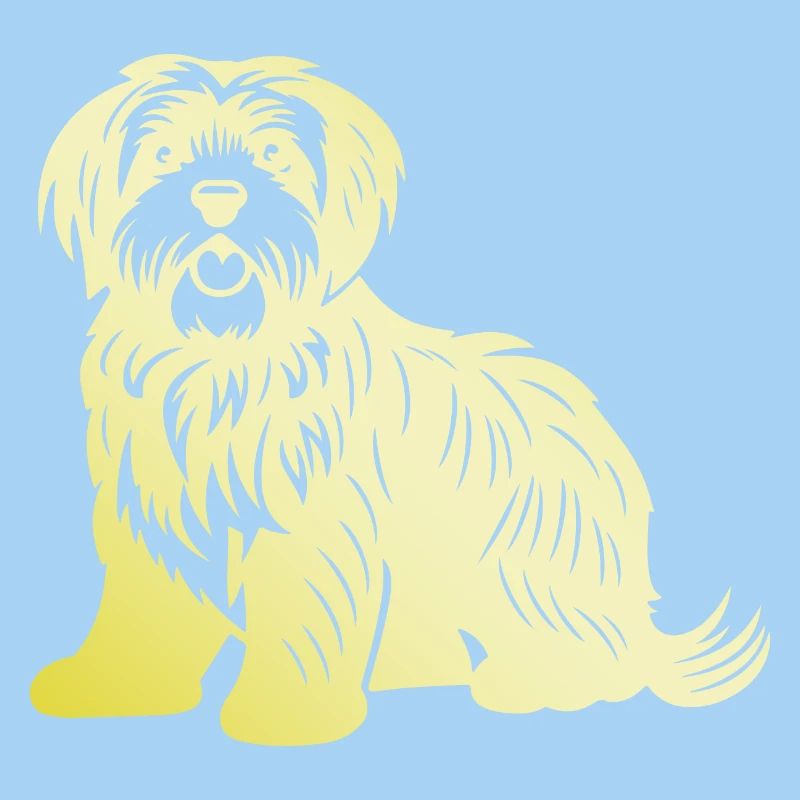 Havanese Hund Silhouette