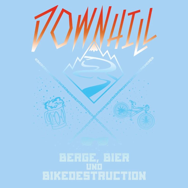 downhill