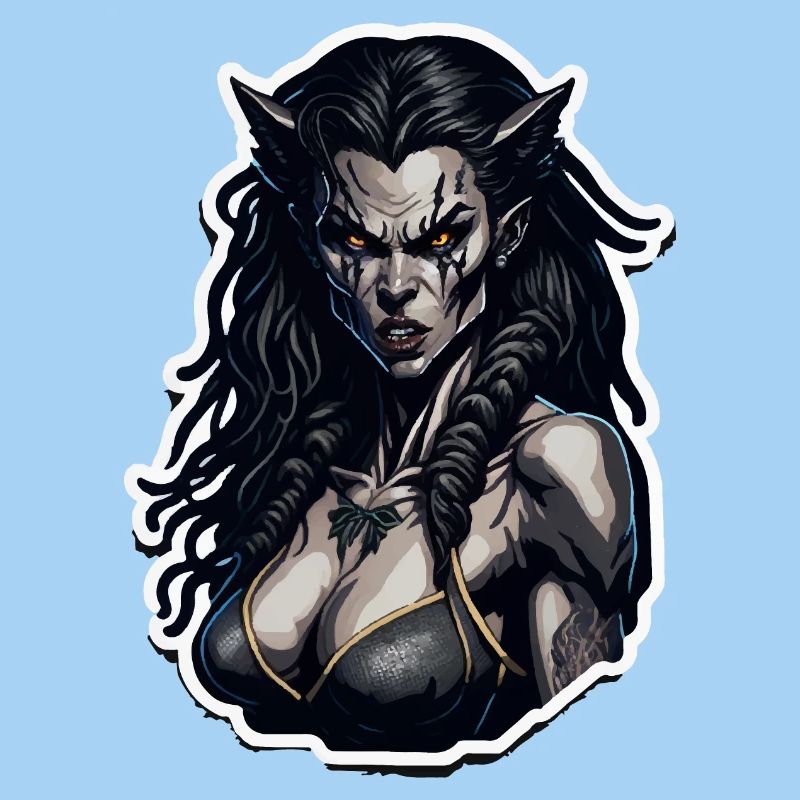 Dämonenelf Narbenblick