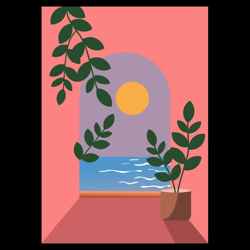 Mediterranean sea view