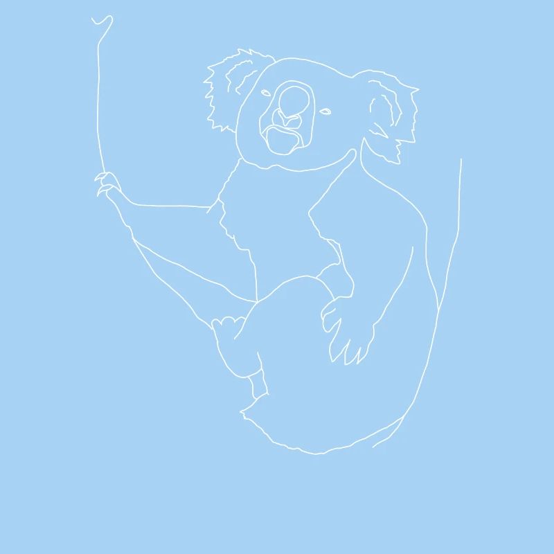 Koala lineart
