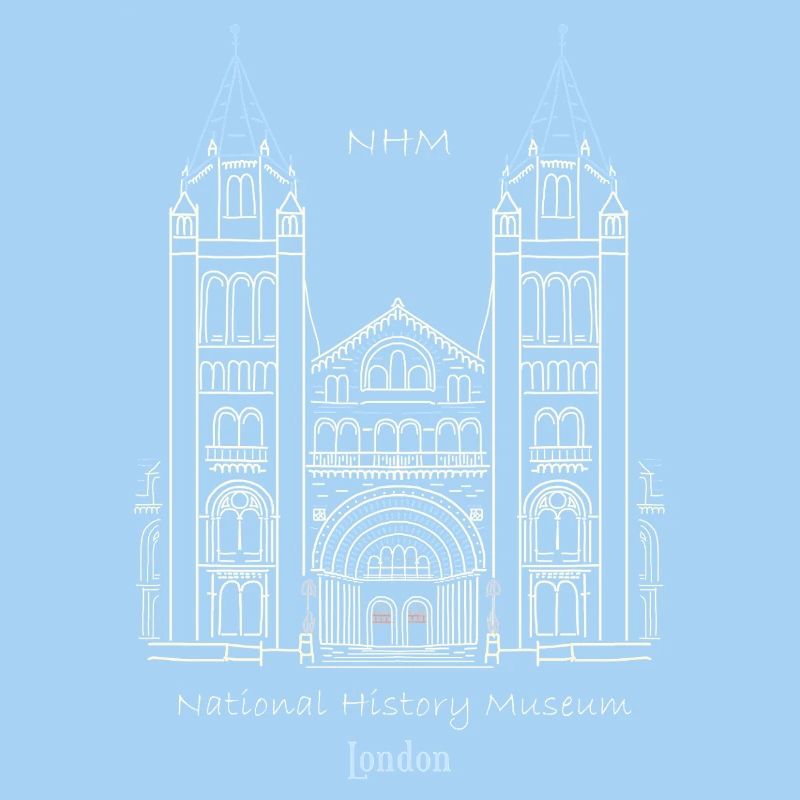 Londres, Musée d’histoire naturelle NHM, Dessin, Royaume-Uni