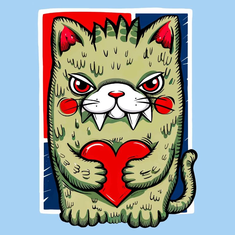 Verrückte Katze