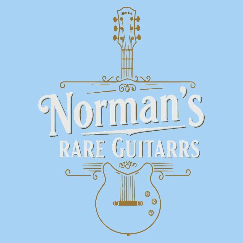 Conception du logo de Norman’s Rare Guitars