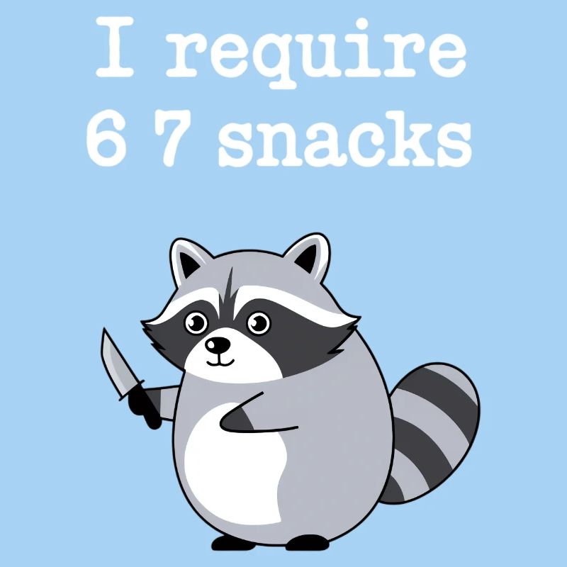 6-7 Internet Meme Cooler 6 7 Waschbär